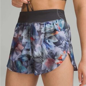 lululemon fast and free Multicolor Floral Athletic Shorts
